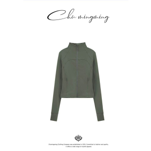 女修身 CHU楚妞 新款 立领拉链短外套2026春季 压线运动上衣潮 夫卡
