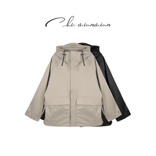 原创设计全压胶夹克外套CHU297 2023SSNEW CHU