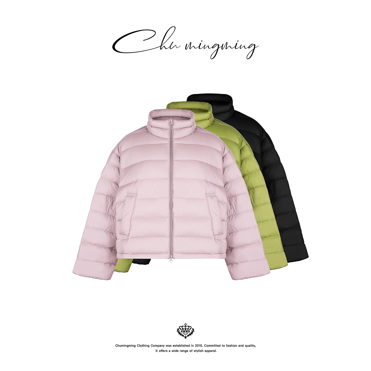 CHU楚妞[轻绒]多巴胺95白鸭绒立领排骨羽绒服2025冬季新款女外套,女装/女士精品,羽绒服,淘宝优惠券,粉丝福利购,淘宝优惠卷