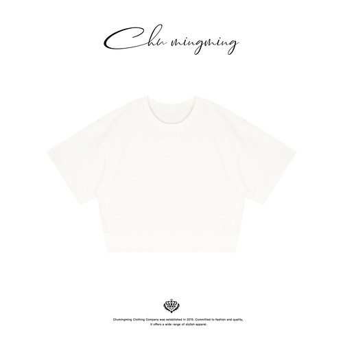 CHU楚妞[简素]倒三角卫衣YR0148