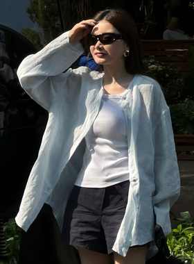 CHU楚妞[夏言]天丝棉麻混纺短裤2026夏季新款女休闲显瘦长腿裤子