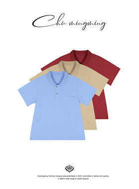 CHU楚妞[绅逸]纯棉短袖T恤2026夏季新款女休闲老钱风POLO衫上衣