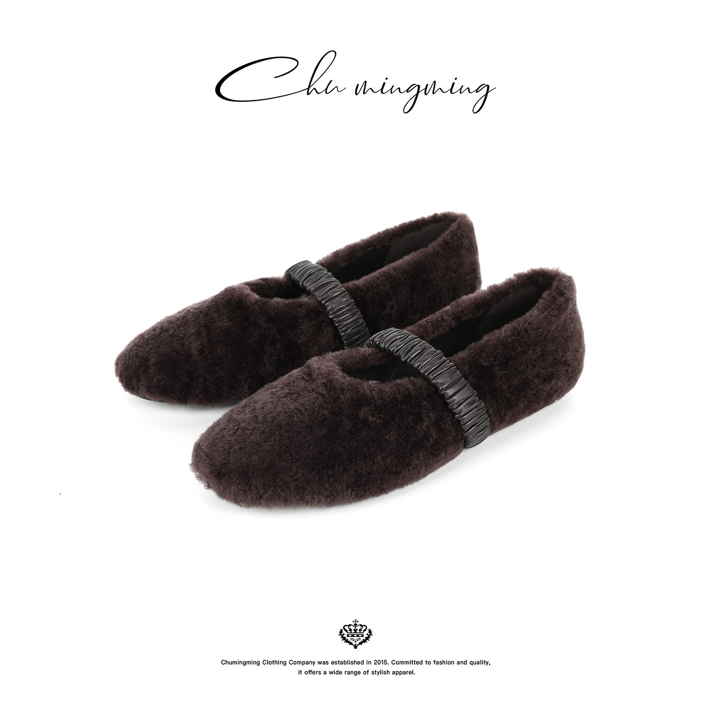 CHU楚妞羊羔毛玛丽珍浅口单鞋XZYX2510