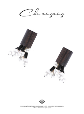 CHU楚妞 黑檀耳环SPZC251