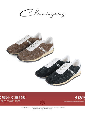 CHU楚妞绒面慢跑鞋XZCD2514