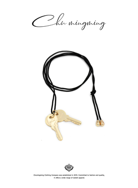 CHU楚妞 金钥匙编织项链SPZC2511