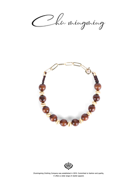 CHU楚妞金棕手链SPZC2512