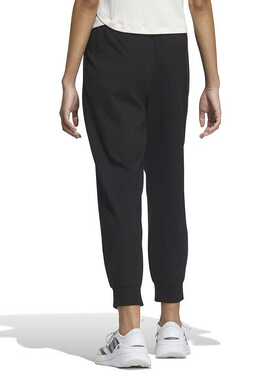 Adidas阿迪达斯女春新款运动休闲黑色宽松训练束脚长裤IM8830