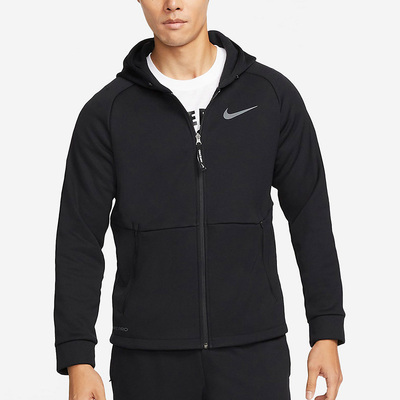 耐克休闲连帽加绒保暖夹克外套
