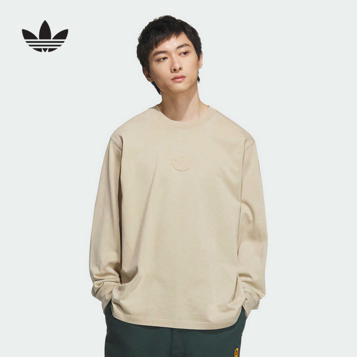 Adidas阿迪达斯男圆领运动服长袖套头卫衣 JV6936 JV6937 JV6938