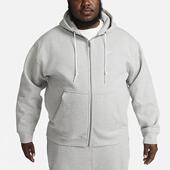 宽松针织休闲运动夹克DR0403 正品 耐克外套男子简约百搭连帽衫 063