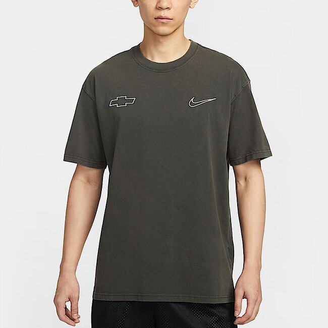 NIKE/耐克男子雪佛兰汽车图案宽松篮球运动棉短袖T恤HV6691-060