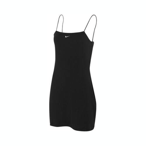 NIKE耐克女装 纯色无袖吊带运动休闲连衣裙 FN4158-010