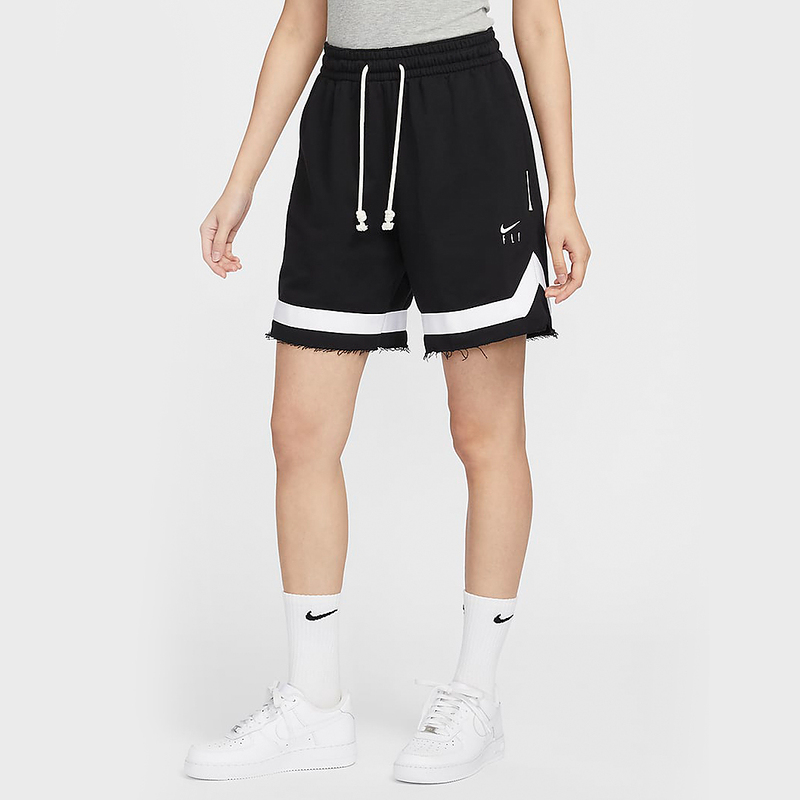 Nike耐克女装速干法式毛圈篮球短裤宽松休闲运动五分裤FN0149-010