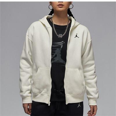 耐克女装加绒保暖开衫连帽卫衣