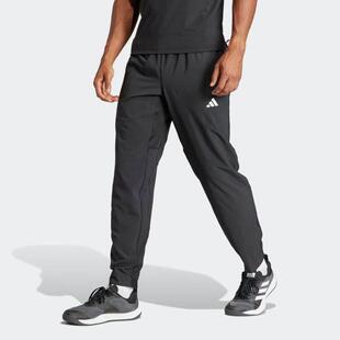adidas阿迪达斯 男子时尚经典舒适休闲梭织束脚长裤IT5457