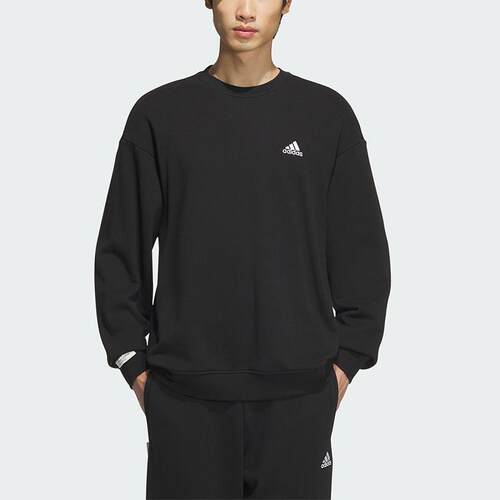 阿迪达斯男女款圆领休闲运动卫衣