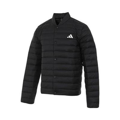 阿迪男装时尚立领保暖羽绒服