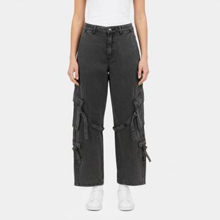 adidas三叶草女裤 时尚潮流百搭运动休闲宽松长裤KU9535