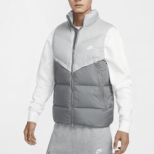 正品耐克男士时尚拼色羽绒服背心休闲运动立领保暖马甲DV1136-077