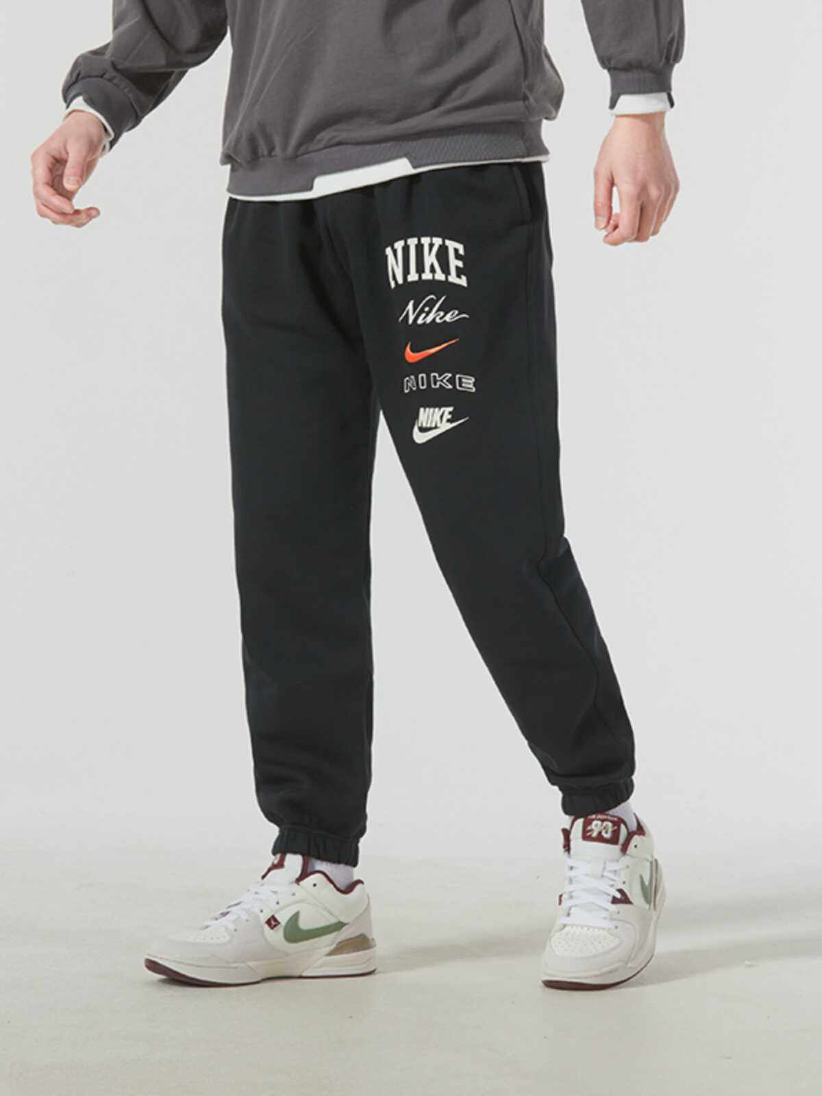 nike耐克男子春季运动训练宽松针织束脚休闲长裤FN2644-010,运动服/休闲服装,运动长裤,淘宝优惠券,粉丝福利购,淘宝优惠卷