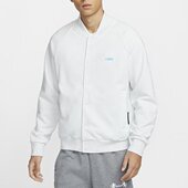 Nike 耐克男子詹姆斯复古棒球服加绒保暖休闲夹克外套FZ1035 121