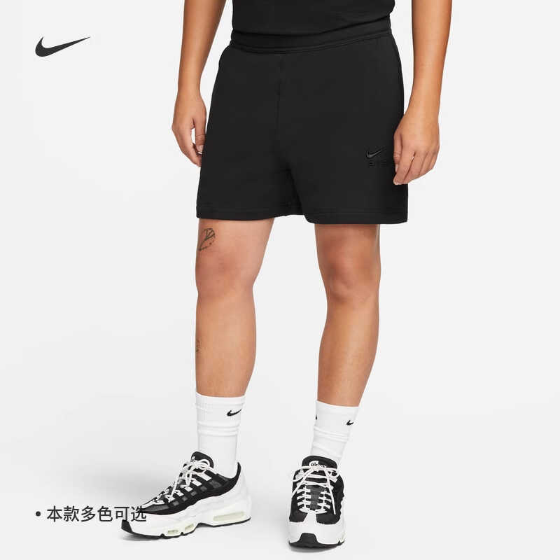 耐克/NIKE男子运动休闲纯棉透气五分裤针织短裤DV9861-010
