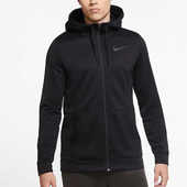 正品 010 耐克THERMA男子连帽加绒保暖运动训练休闲夹克外套CU6232