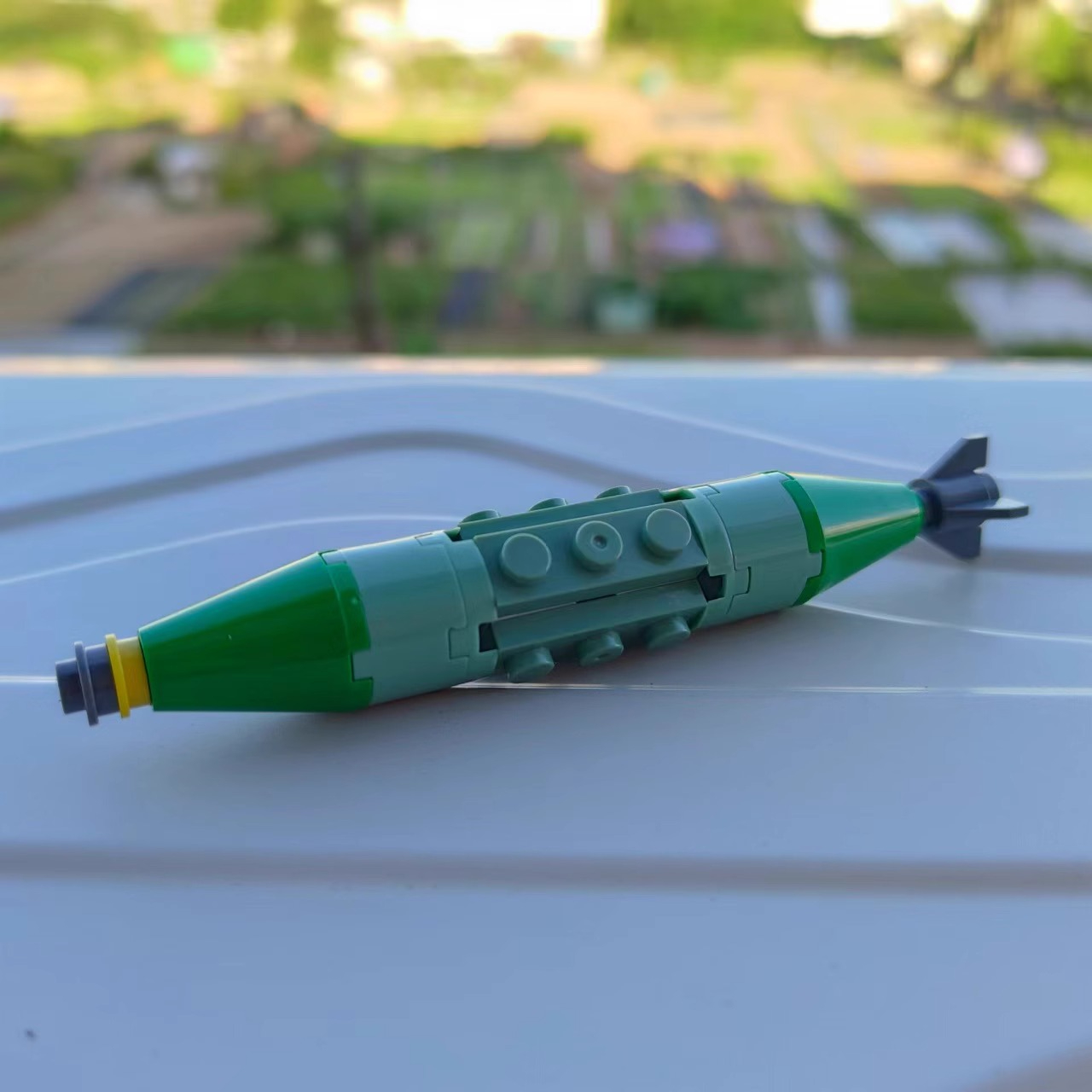 MOC导弹拼装积木军事二战武器