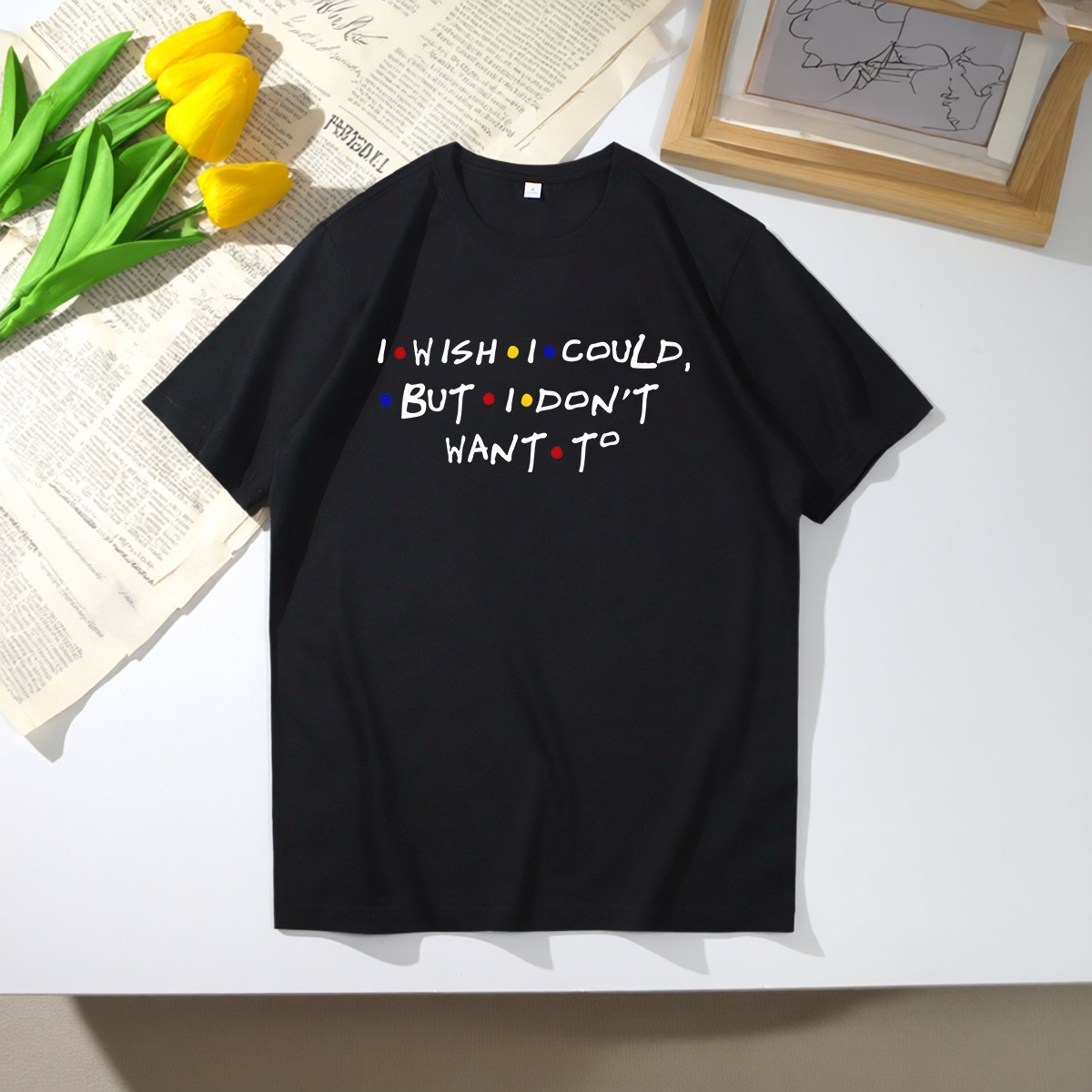 夏季新款老友记经典台词短袖T恤