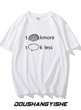 谢耳朵Sheldon谢尔顿 多动脑少说话 T恤男女宽松纯棉情侣短袖衣服