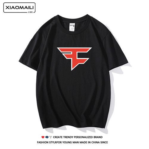 FazeClan战队服青少年纯棉短袖