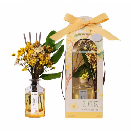 盒马代购JUWOW打桂花花艺晕染居家香薰100ml清新淡雅教师节礼物