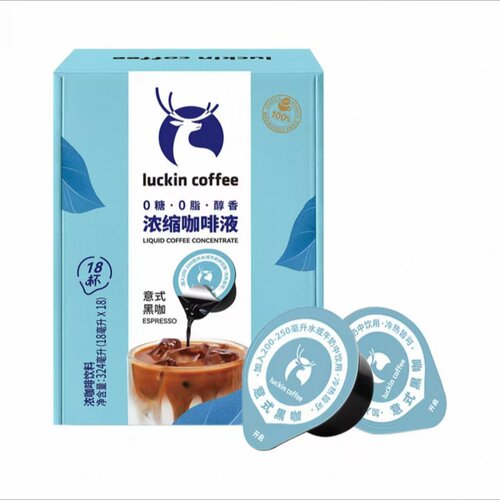 瑞幸意式浓缩咖啡液18ml*18