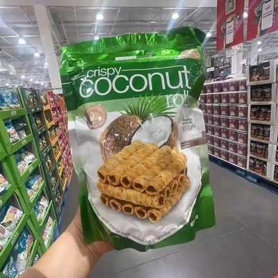 265g开市客代购香脆椰子蛋卷