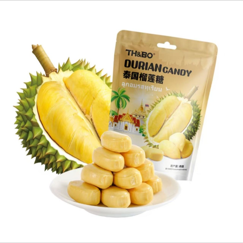 盒马代购泰国进口TH&BO榴莲糖果