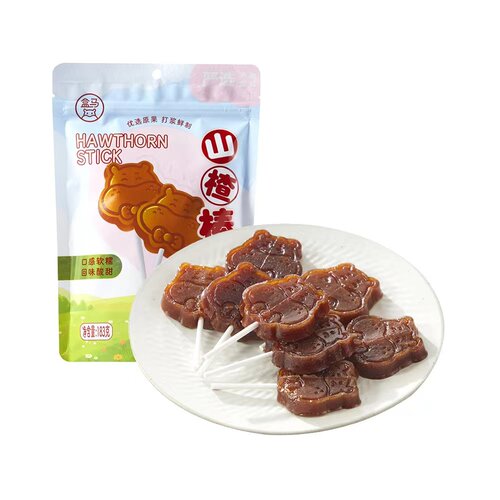 盒马鲜生店代购盒马造型山楂棒棒果糕蜜饯山楂零食183g追剧零食