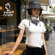 运动纯棉休闲显瘦性感打底体恤上衣 女t恤ins潮短款 2026新品 短袖