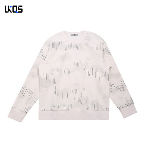 骆克骑士潮牌25秋经典圆领卫衣男微阔简约长袖上衣套头外穿打底