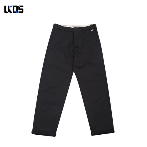 骆克骑士潮牌25秋休闲裤男舒适简约男裤子合身长裤九分休闲裤纯色