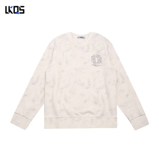 上衣套头外穿打底 圆领卫衣男合身简约长袖 骆克骑士潮牌25秋经典 款