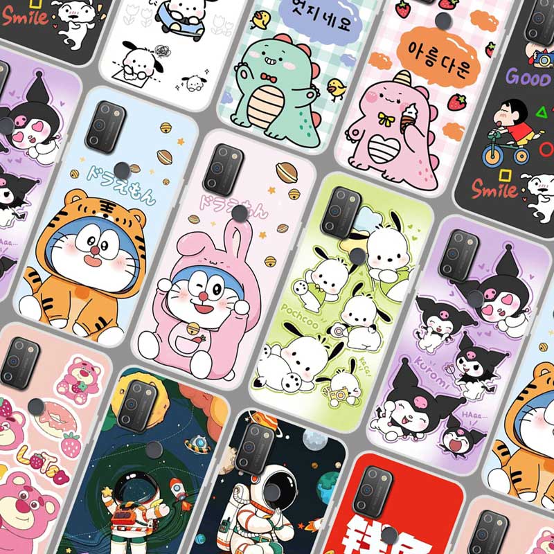 中国电信天翼1号手机壳软 天翼一号保护套叮当猫TYH201H手机套6.517寸防摔卡通