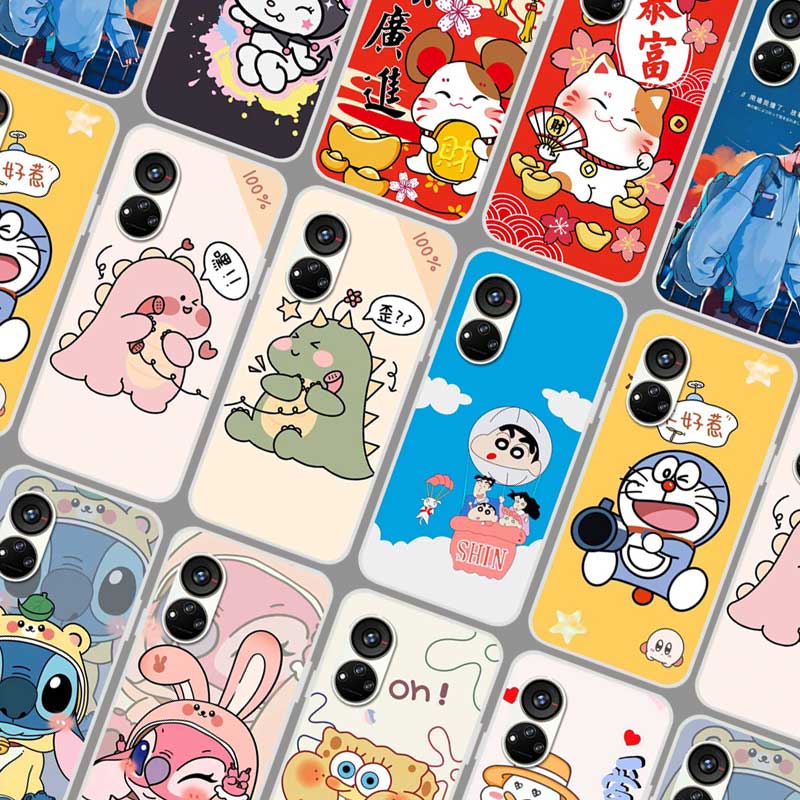 中兴远航40pro+手机壳软 ZTE 9042N保护手机套全包小恐龙情侣 5G手机套全包 防摔卡通