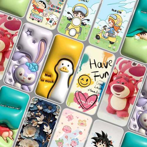 适用海信TOUCH手机壳软胶 HITV205N保护套 TOUCH lite仿立体凸起卡通鸭 5.84寸防摔可爱