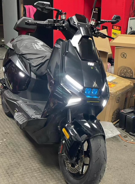 摩灯客大灯无损直上小牛FX/FXT极核AE4/AE5从天而降100瓦透镜大灯