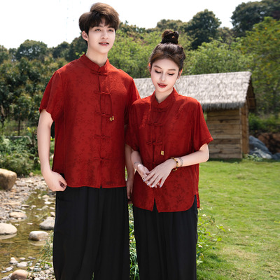 新中式国风情侣装唐装新年衣服