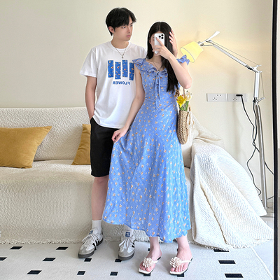 情侣装夏季一衣一长裙