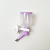 宠物狗狗开盖饮水器不湿嘴可加水悬挂撞针头可固定挂式 喂水喝水