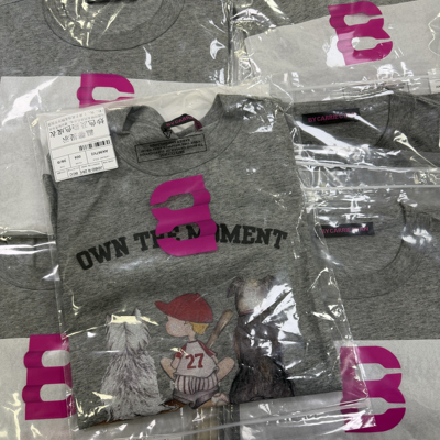 【颖颖家】简约减龄脏染工艺圆领卡通印花短袖T恤 亲肤绵软 W1807