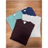 匠心J系16针汉麻棉点子纱后中缝线圆领针织衫 颖颖家 W1916